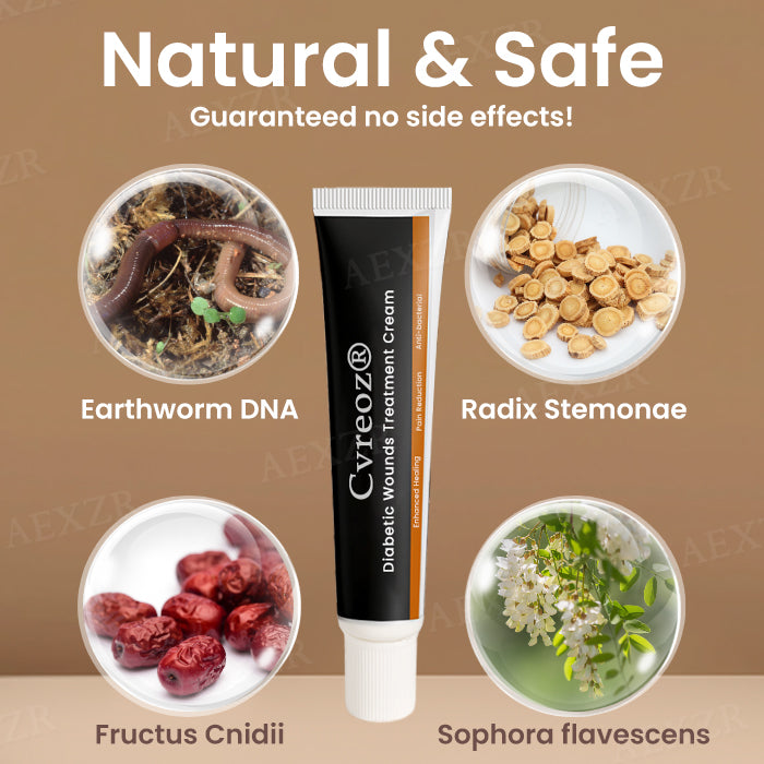 Cvreoz® Diabetic Wounds - ✅ 𝕤𝕒𝕧𝕖 𝕦𝕡 𝕥𝕠 𝟟𝟘% - Treatment Cream