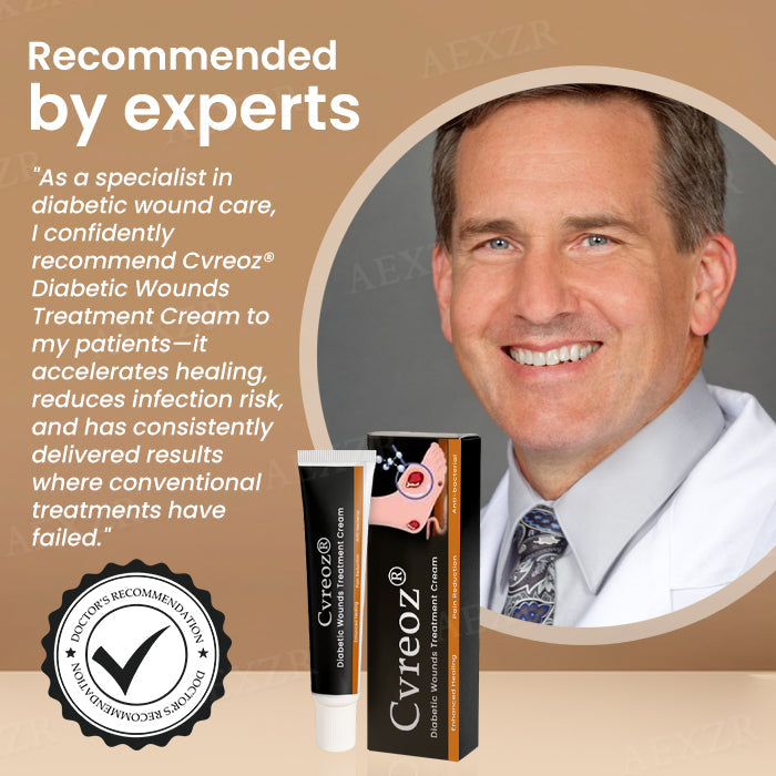 Cvreoz® Diabetic Wounds - ✅ 𝕤𝕒𝕧𝕖 𝕦𝕡 𝕥𝕠 𝟟𝟘% - Treatment Cream